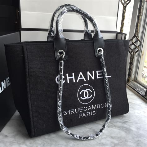 chanel shopping bag tote canvas|chanel tote bag canvas small.